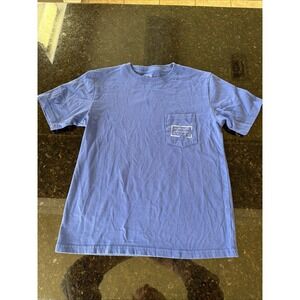 Southern Marsh Boys T-shirt Sz YM Blue Preppy Shirt Top Summer Spring Duck